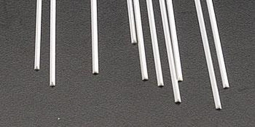 Plastruct 90561 3/64" x 10" x 3/64" Styrene Tee (Pack of 10)