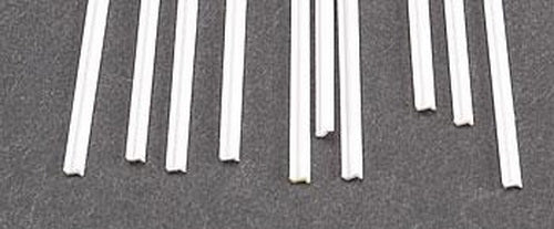Plastruct 90591 0.039" x 10" x 1/16" Styrene Zee Bar (Pack of 10)