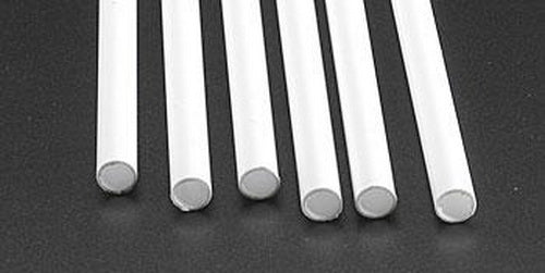 Plastruct 90607 5/16" x 15" Styrene Molded Round Tubes (Pack of 6)