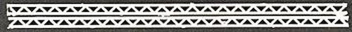 Plastruct 90652 1/4" x 6" x 3/16" Styrene Warren Open Web Truss (Pack of 2)