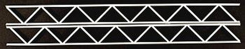 Plastruct 90658 1-27/32" x 1/2" x 1" Styrene Warren Open Web Truss (Pack of 2)