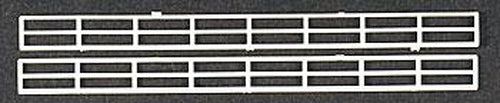 Plastruct 90681 N 7/16" x 3-5/8" x 17/64" Styrene Hand Rail (Pack of 2)