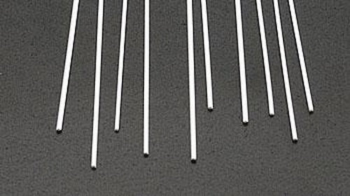 Plastruct 90720 0.020" x 10" x 0.020" Square Styrene Rod (Pack of 10)
