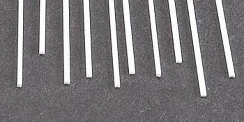 Plastruct 90744 0.080" x 10" x 0.040" Styrene Strip (Pack of 10)
