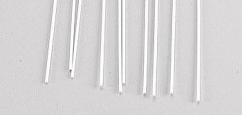 Plastruct 90854 .035" x 10" Round Styrene Rod (Pack of 10)