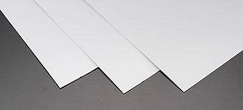 Plastruct 91003 7" x .030" x 12" ABS Sheet (Pack of 4)