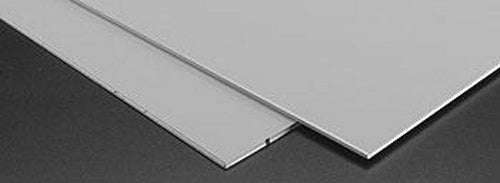Plastruct 91008 7" x .125" x 12" ABS Sheet (Pack of 2)