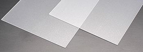 Plastruct 91253 7" x .060" x 12" Clear Copolyester Sheet (Pack of 2)
