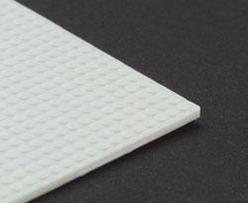 Plastruct 91711 O 3-7/8" x 2-1/4" Rubber Tread Sheet (Pack of 2)