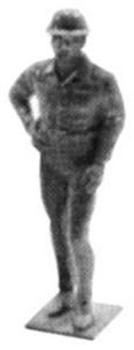Plastruct 93311 O 1-1/2" Male Standing Figures (Set of 3)