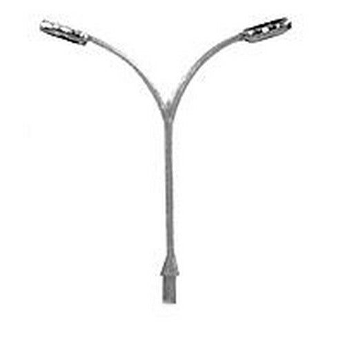 Plastruct 94808 HO 2-1/16" x 3" 1980's Single Boulevard Lights (Pack of 4)