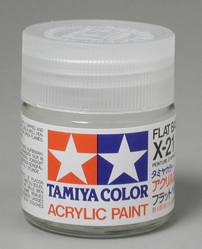 Tamiya 81021 Acrylic Flat Base X-21 Paint