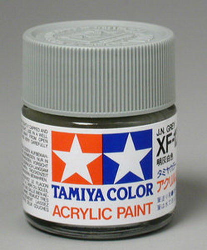 Tamiya 81312 XF-12 J.N. Grey Flat Acrylic Paint - 23 ml. Bottle