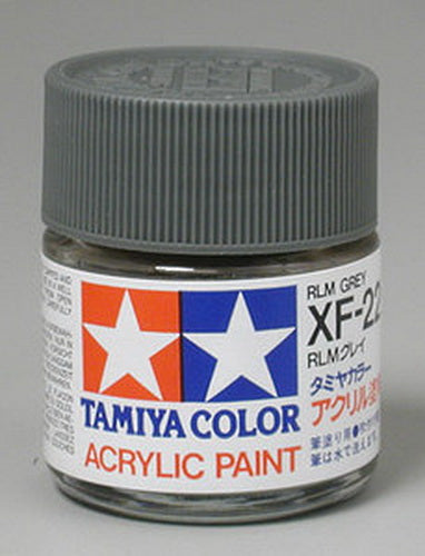 Tamiya 81322 XF-22 RLM Grey Flat Acrylic Paint - 23 ml. Bottle