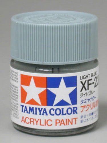 Tamiya 81323 XF-23 Light Blue Flat Acrylic Paint - 23 ml. Bottle