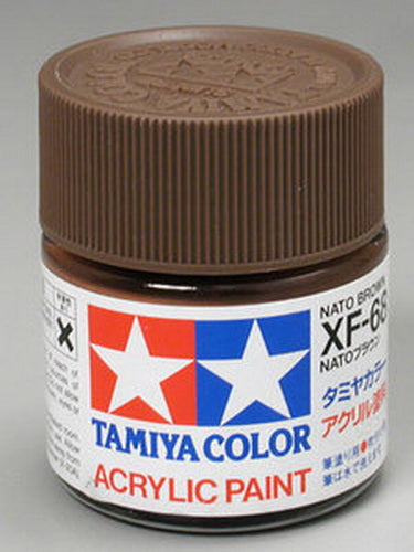 Tamiya 81368 Acrylic NATO Brown 3/4 oz. Bottle Paint