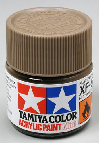 Tamiya 81752 XF-52 Flat Earth Acrylic Mini Paint 10 ml. Bottle