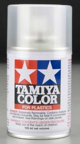 Tamiya 85080 TS-80 Flat Clear 100 ml Spray Paint Can