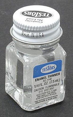 Testors 1148TT Enamel Thinner - 1/4 oz. Bottle
