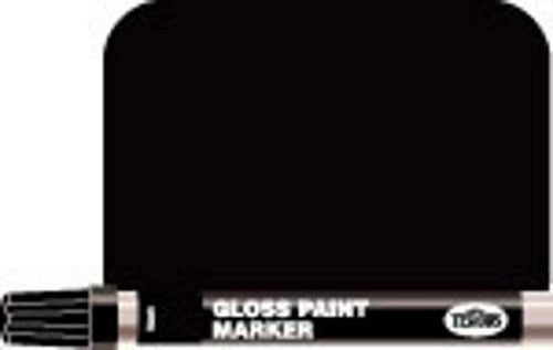Testors 2547 Black Gloss Enamel Marker - 1/3 fl. oz.