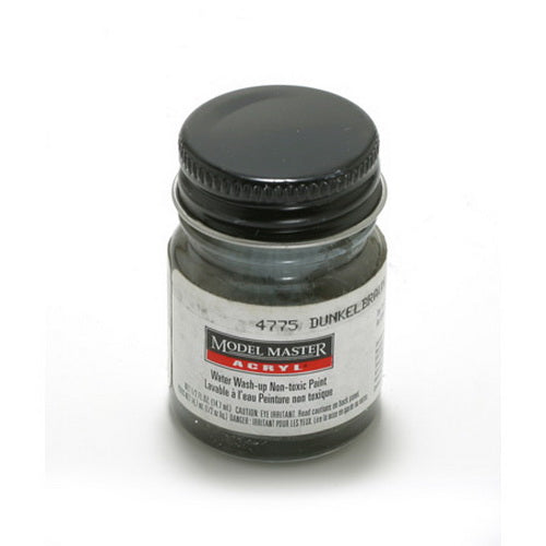 Testors 4775 Dunkelbraun RLM 61 Semi-Gloss Acrylic Paint 1/2 oz. Bottle