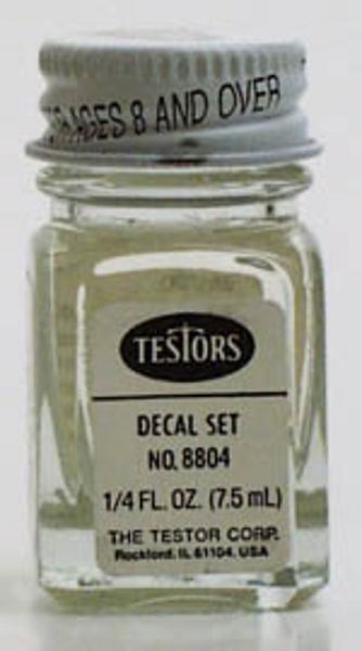 Testors 8804 Decal Set - 1/4 oz. Bottle