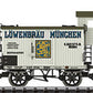 Trix 24102 HO K.Bay.Sts. Löwenbräu Beer Reefer w/Brakeman's Cabin