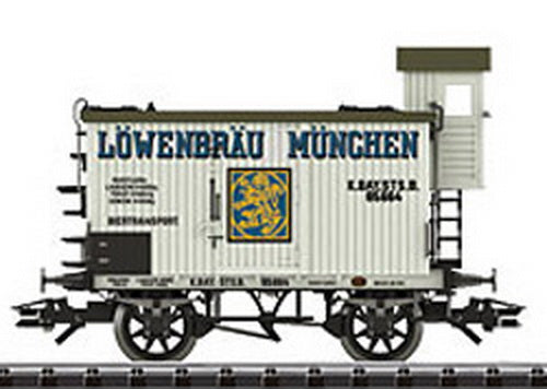 Trix 24102 HO K.Bay.Sts. Löwenbräu Beer Reefer w/Brakeman's Cabin