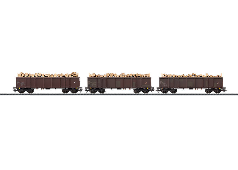 Trix 24532 ÖBB High Side Gondola 3-Car Set