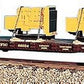 USA Trains 17502 G Southern Pacific Bulkhead Flatcar with 3 Generator Load