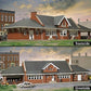 Walthers 933-2904 HO City Station W/Decals For 17 Cities Building Kit