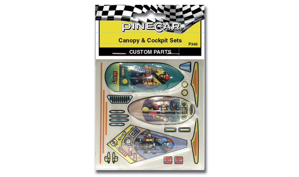 PineCar P346 Canopy & Cockpit Set Custom Parts