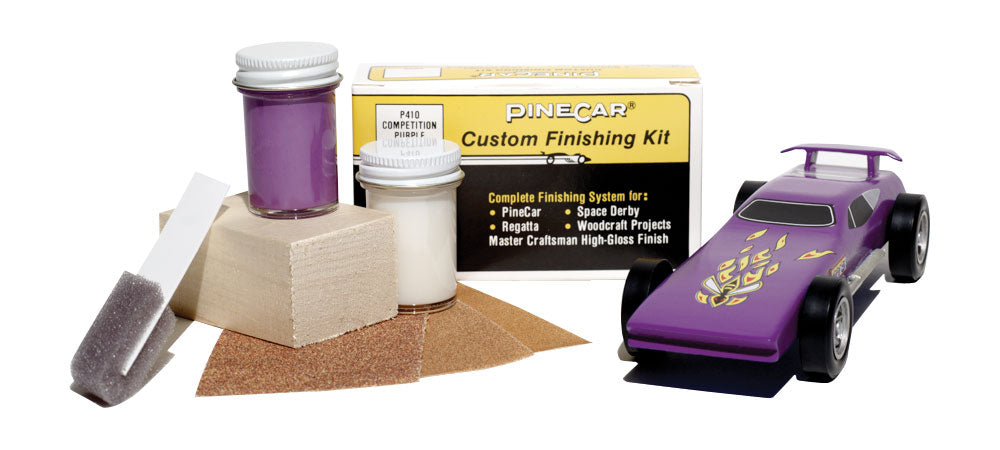 PineCar P410 Competition Purple Custom Finishing Kits