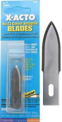 X-Acto 223 # 23 Corner Stripping Blade (Pack of 5)