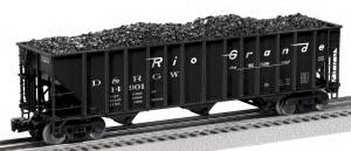 Lionel 6-27477 O Gauge Rio Grande 3-Bay Open Hopper