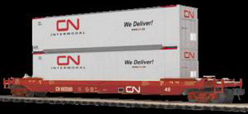 MTH 20-95098 Canadian National Husky Stack Car #683580