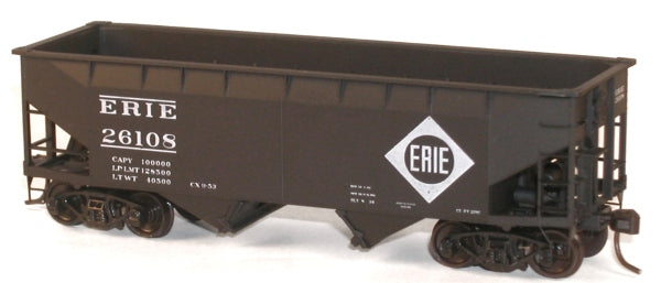 Accurail 7717 ERIE Ho Kit Offset-side Twin Hopper Kit