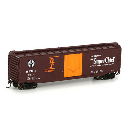 Athearn 71948 HO Scale SF 50' Smooth Side Plug Door Boxcar #6412