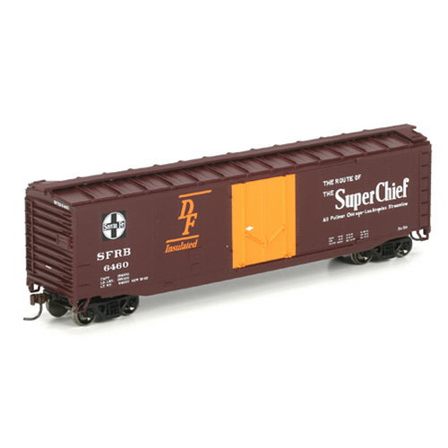 Athearn 71950 HO Scale SF 50' Smooth Side Plug Door Boxcar #6460