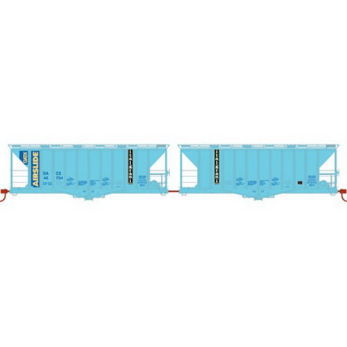 Athearn 87555 HO GATX GATC 2600 Hopper Cars #46958 (Set of 2)