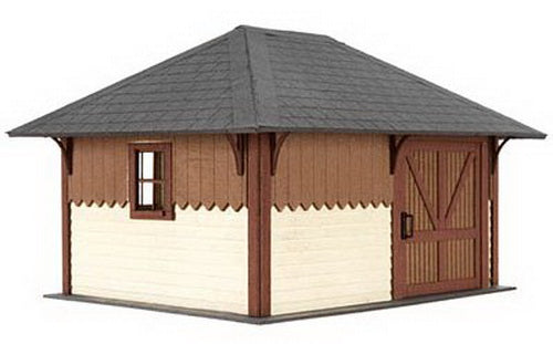 Atlas 4001001 O Scale Section House Laser Building Kit
