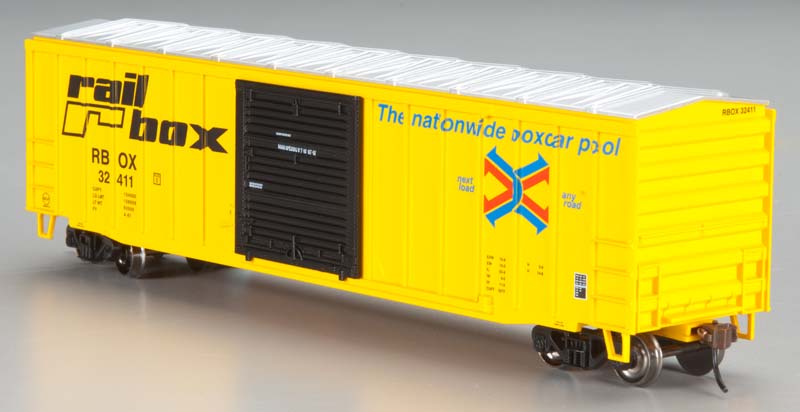Bachmann 19601 HO Railbox 50'6 Outside-Braced Sliding-Door Boxcar