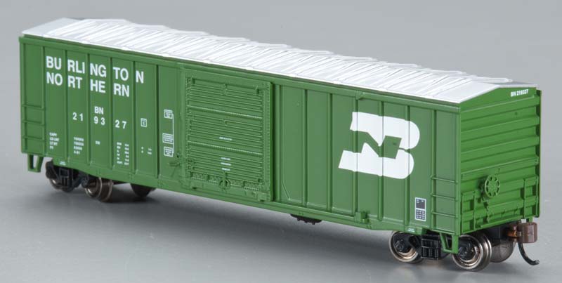 Bachmann 19656 N Scale Burlington Northern ACF 50' with Sliding-Door Boxcar