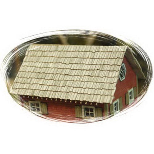 Bar Mills 0222 HO Shake-Style Laser-Cut Shingles Weathered Gray