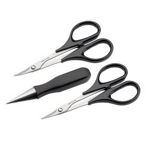 Dubro Products 2331 Body Reamer, Curved and Straight Scissors Set