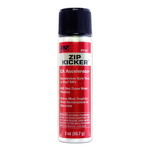 Pacer Glue PT15 Zap Kicker Aerosol Super Glue Cure - 2 oz. Spray Can
