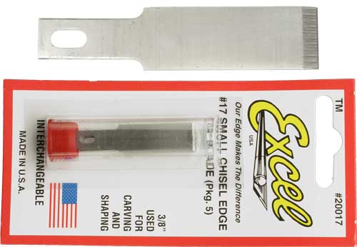 Excel 20017 #17 Small Chisel Replacement Blade (Pack of 5)