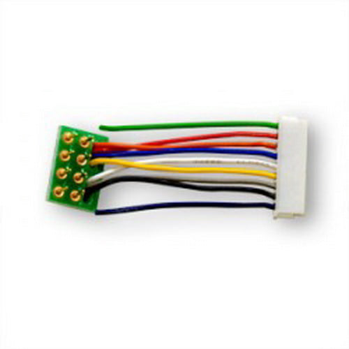 Digitrax DHWHPS HO Wire Short 1.25" Wiring Harness With NMRA Medium Plug