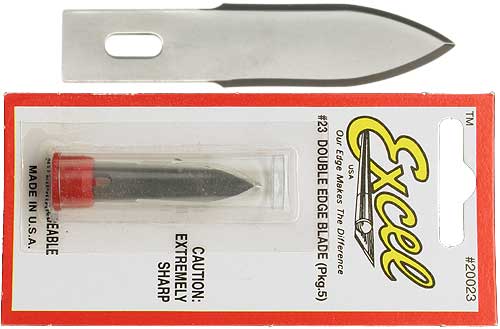 Excel 20023 #23 Double Edge Replacement Blade (Pack of 5)