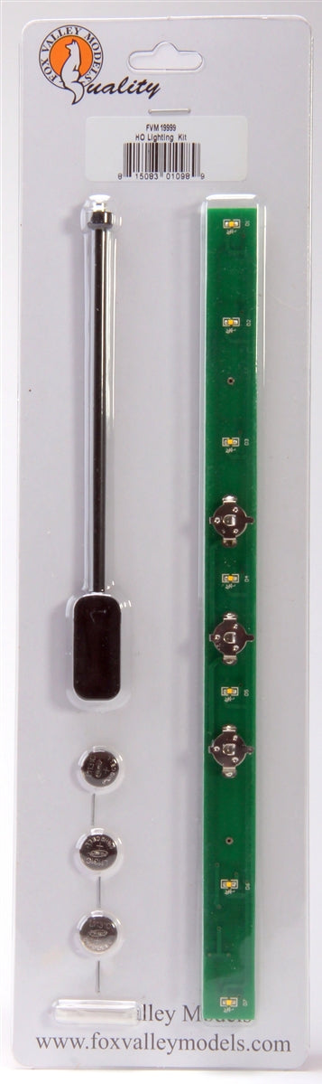 Fox Valley Models 19999 HO MILW Lighting Kit